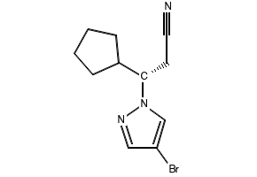 (S)-3-(4-Bromo-1H-pyrazol-1-yl)-3-cyclopentylpropanenitrile, 2183286-19-1, undefined, 