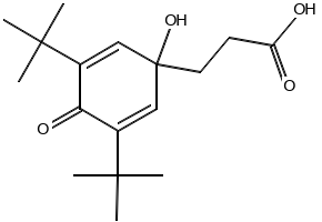 3-(3,5-Di-tert-butyl-1-hydroxy-4-oxocyclohexa-2,5-dien-1-yl)propanoic acid