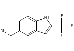 (2-(Trifluoromethyl)-1h-indol-5-yl)methanamine, 1192152-66-1, undefined, 