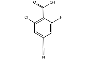 2-Chloro-4-cyano-6-fluorobenzoic acid, 1258298-29-1, undefined, 