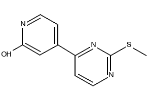4-(2-(Methylthio)pyrimidin-4-yl)pyridin-2(1H)-one, 1453851-57-4, undefined, 