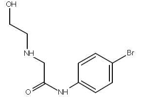 N-(4-Bromophenyl)-2-((2-hydroxyethyl)amino)acetamide, 1156583-05-9, undefined, 