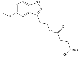 4-((2-(5-Methoxy-1H-indol-3-yl)ethyl)amino)-4-oxobutanoic acid, 58714-14-0, undefined, 