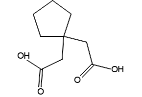2,2'-(Cyclopentane-1,1-diyl)diacetic acid, 16713-66-9, undefined, 