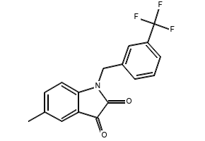 5-Methyl-1-(3-(trifluoromethyl)benzyl)indoline-2,3-dione, 320420-77-7, undefined, 