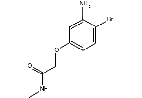 2-(3-Amino-4-bromophenoxy)-N-methylacetamide, 1387566-08-6, undefined, 