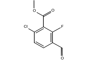 Methyl 6-chloro-2-fluoro-3-formylbenzoate, 1002106-09-3, undefined, 