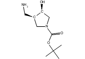 cis-tert-Butyl 3-(aminomethyl)-4-hydroxypyrrolidine-1-carboxylate, 872714-78-8, undefined, 