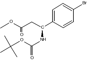 Methyl (S)-3-(4-bromophenyl)-3-((tert-butoxycarbonyl)amino)propanoate, 952729-67-8, undefined, 