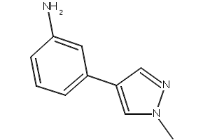 3-(1-Methyl-1H-pyrazol-4-yl)aniline, 1089278-81-8, undefined, 