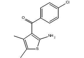(2-Amino-4,5-dimethylthiophen-3-yl)(4-chlorophenyl)methanone, 50508-66-2, undefined, 