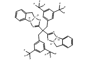 (3aS,3a'S,8aR,8a'R)-2,2'-(1,3-Bis(3,5-bis(trifluoromethyl)phenyl)propane-2,2-diyl)bis(3a,8a-dihydro-8H-indeno[1,2-d]oxazole)