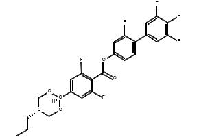 2,3',4',5'-Tetrafluoro-[1,1'-biphenyl]-4-yl 2,6-difluoro-4-(trans-5-propyl-1,3-dioxan-2-yl)benzoate, 1519061-57-4, undefined, 