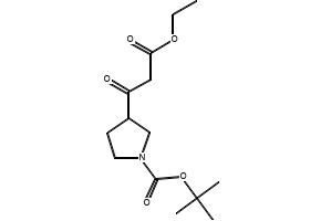 tert-Butyl 3-(3-ethoxy-3-oxopropanoyl)pyrrolidine-1-carboxylate, 889955-52-6, undefined, 