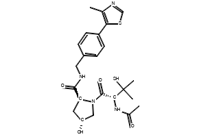 (2S,4R)-1-((R)-2-Acetamido-3-mercapto-3-methylbutanoyl)-4-hydroxy-N-(4-(4-methylthiazol-5-yl)benzyl)pyrrolidine-2-carboxamide, 2098836-54-3, undefined, 