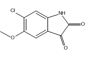 6-Chloro-5-methoxyindoline-2,3-dione, 85778-01-4, undefined, 
