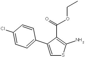 Ethyl 2-amino-4-(4-chlorophenyl)thiophene-3-carboxylate, 65234-09-5, undefined, 