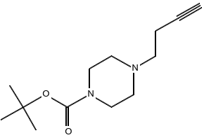 Tert-butyl 4-(but-3-yn-1-yl)piperazine-1-carboxylate, 1232152-74-7, undefined, 