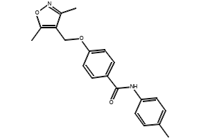 4-((3,5-Dimethylisoxazol-4-yl)methoxy)-N-(p-tolyl)benzamide, 851187-80-9, undefined, 
