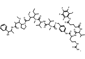 Perfluorophenyl 5-(((S)-1-(((S)-1-((4-((5S,8S,11S,12R)-11-((S)-sec-butyl)-12-(2-((S)-2-((1R,2R)-3-(((1S,2R)-1-hydroxy-1-phenylpropan-2-yl)amino)-1-methoxy-2-methyl-3-oxopropyl)pyrrolidin-1-yl)-2-oxoethyl)-5,8-diisopropyl-4,10-dimethyl-3,6,9-trioxo-2,13-dioxa-4,7,10-triazatetradecyl)phenyl)amino)-1-oxo-5-ureidopentan-2-yl)amino)-3-methyl-1-oxobutan-2-yl)amino)-5-oxopentanoate