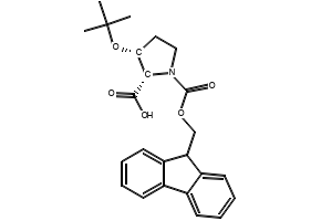 (2S,3R)-3-(tert-Butoxy)-1-[(9H-fluoren-9-ylmethoxy)carbonyl]pyrrolidine-2-carboxylic acid, 443899-48-7, undefined, 