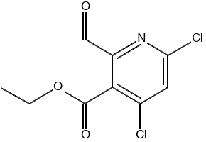 Ethyl 4,6-dichloro-2-formylnicotinate, 1390657-38-1, undefined, 