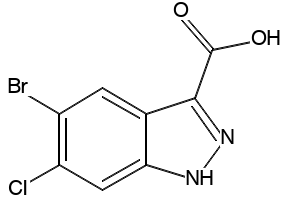 5-Bromo-6-chloro-1H-indazole-3-carboxylic acid, 1467062-18-5, undefined, 