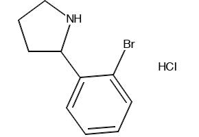 2-(2-Bromophenyl)pyrrolidine hydrochloride, 1197232-93-1, undefined, 