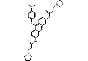 N,N'-(9-((4-(Dimethylamino)phenyl)amino)acridine-3,6-diyl)bis(3-(pyrrolidin-1-yl)propanamide)