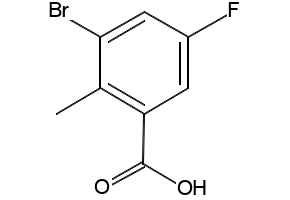 3-Bromo-5-fluoro-2-methylbenzoic acid, 1187318-52-0, undefined, 