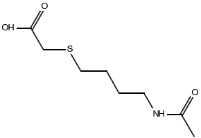2-((4-Acetamidobutyl)thio)acetic acid, 2680713-51-1, undefined, 