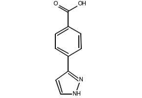 4-(1H-Pyrazol-3-yl)benzoic acid, 208511-67-5, undefined, 