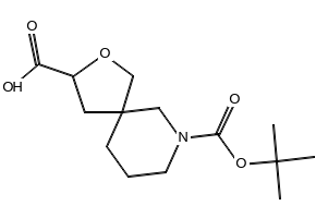 7-(tert-Butoxycarbonyl)-2-oxa-7-azaspiro-[4.5]decane-3-carboxylic acid, 1160246-92-3, undefined, 