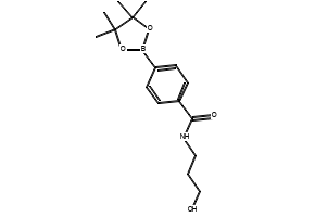 N-(3-Hydroxypropyl)-4-(4,4,5,5-tetramethyl-1,3,2-dioxaborolan-2-yl)benzamide, 1449134-30-8, undefined, 