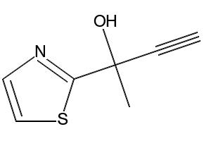 2-(Thiazol-2-yl)but-3-yn-2-ol, 1202769-68-3, undefined, 