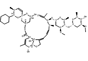 (2S,2a'E,2a1'S,4'E,5S,6R,6'S,7'S,8'E,11'R,15'S,17a'R,20'R,20a'R)-6-Cyclohexyl-2a1',20'-dihydroxy-7'-(((2R,4S,5S,6S)-5-(((2S,4S,5S,6S)-5-hydroxy-4-methoxy-6-methyltetrahydro-2H-pyran-2-yl)oxy)-4-methoxy-6-methyltetrahydro-2H-pyran-2-yl)oxy)-5,6',8',19'-tetramethyl-2a1',5,6,6',7',10',11',14',15',17a',20',20a'-dodecahydro-2'H,17'H-spiro[pyran-2,13'-[11,15]methano[1,5]dioxacyclooctadecino[9,8,7-cd]benzofuran]-17'-one