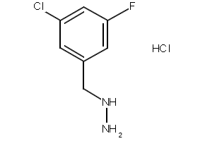 (3-Chloro-5-fluorobenzyl)hydrazine hydrochloride, 2137655-30-0, undefined, 