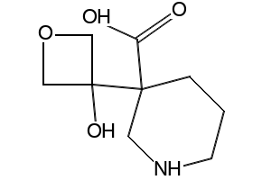 3-(3-Hydroxyoxetan-3-yl)piperidine-3-carboxylic acid, 2172550-10-4, undefined, 