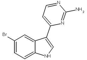 2-Pyrimidinamine, 4-(5-bromo-1H-indol-3-yl)-, 213473-00-8, undefined, 