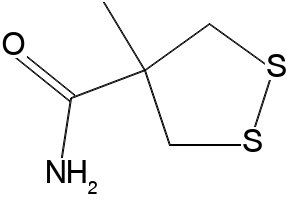 4-Methyl-1,2-dithiolane-4-carboxamide, 208243-73-6, undefined, 