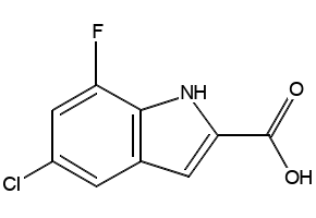 5-Chloro-7-fluoro-1H-indole-2-carboxylic acid, 383132-37-4, undefined, 
