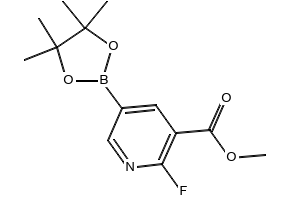 Methyl 2-fluoro-5-(4,4,5,5-tetramethyl-1,3,2-dioxaborolan-2-yl)nicotinate, 1622217-20-2, undefined, 