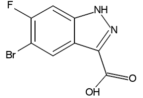 5-Bromo-6-fluoro-1H-indazole-3-carboxylic acid, 1360928-47-7, undefined, 