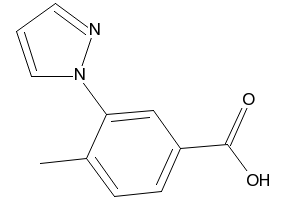 4-Methyl-3-(1H-pyrazol-1-yl)benzoic acid, 1003502-76-8, undefined, 