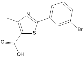 2-(3-Bromophenyl)-4-methylthiazole-5-carboxylic acid, 927974-39-8, undefined, 