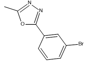 2-(3-Bromophenyl)-5-methyl-1,3,4-oxadiazole, 41491-53-6, undefined, 