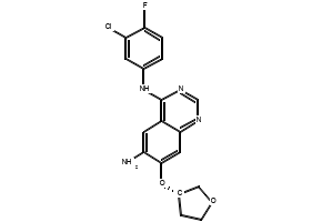 (S)-N4-(3-chloro-4-fluorophenyl)-7-(tetrahydrofuran-3-yloxy)quinazoline-4,6-diamine, 314771-76-1, undefined, 