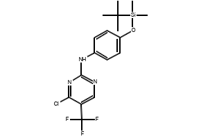 N-(4-((tert-Butyldimethylsilyl)oxy)phenyl)-4-chloro-5-(trifluoromethyl)pyrimidin-2-amine, 2296722-70-6, undefined, 