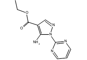 Ethyl 5-amino-1-(pyrimidin-2-yl)-1H-pyrazole-4-carboxylate, 91129-95-2, undefined, 