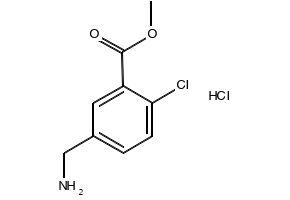 Methyl 5-(aminomethyl)-2-chlorobenzoate hydrochloride, 90942-47-5, undefined, 